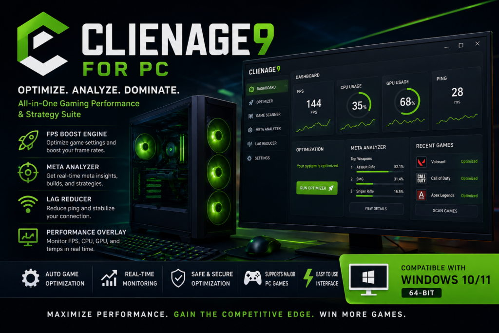 Clienage9 for PC: Download Status, Features, Safety and Complete Guide clienage9 for pc