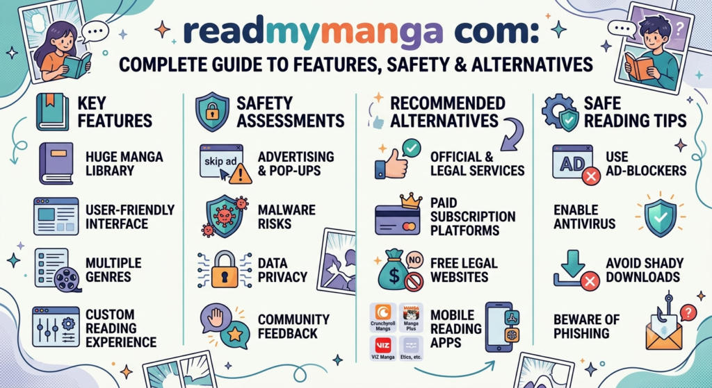 readmymanga com: Complete Guide to Features, Safety & Alternatives readmymanga com: