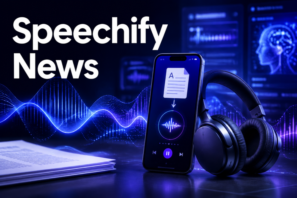 Speechify News: Latest Updates, Features & AI Developments Speechify News